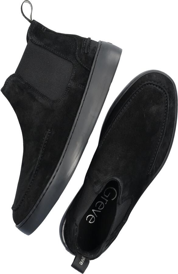 Greve Wave heren chelseaboot Zwart - Foto 4