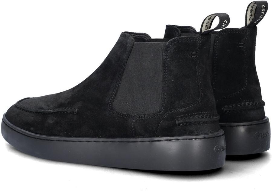 Greve Wave heren chelseaboot Zwart