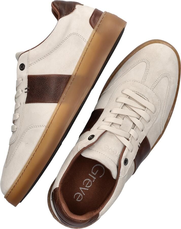 GREVE Lage Sneakers Heren Wave 2223 Maat: 42 5 Materiaal: Suède Kleur: Beige - Foto 3