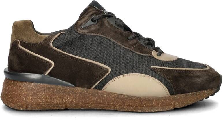 GREVE Lage Sneakers Heren Walker H 7285 Maat: 43 Materiaal: Suède Kleur: Bruin - Foto 2
