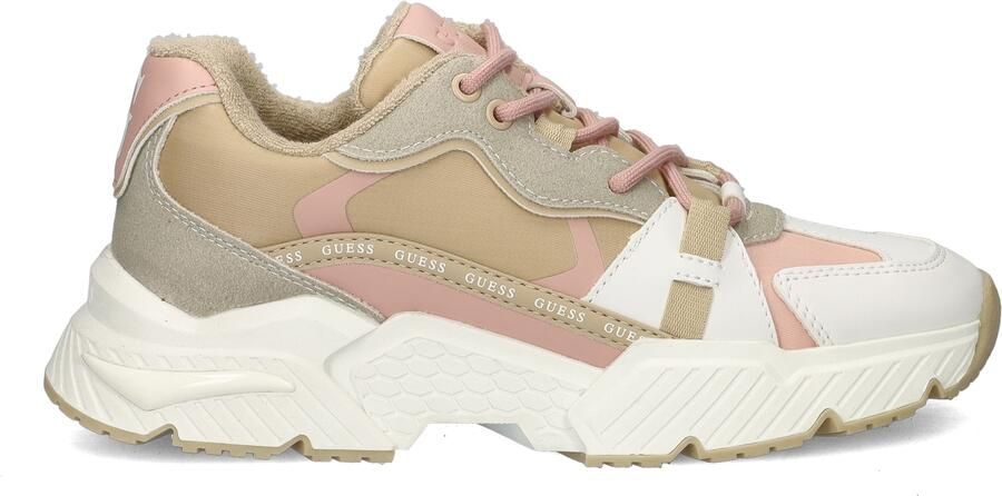 GUESS Carrli dames sneaker Beige multi
