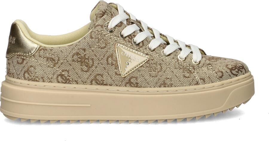 GUESS Desena dames sneaker Beige multi - Foto 3