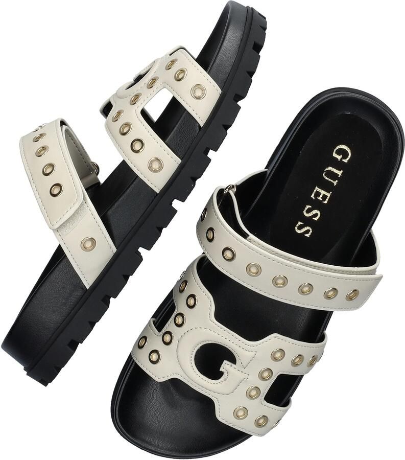 Guess Platte sandalen FLPFASELE03IVORY - Foto 9