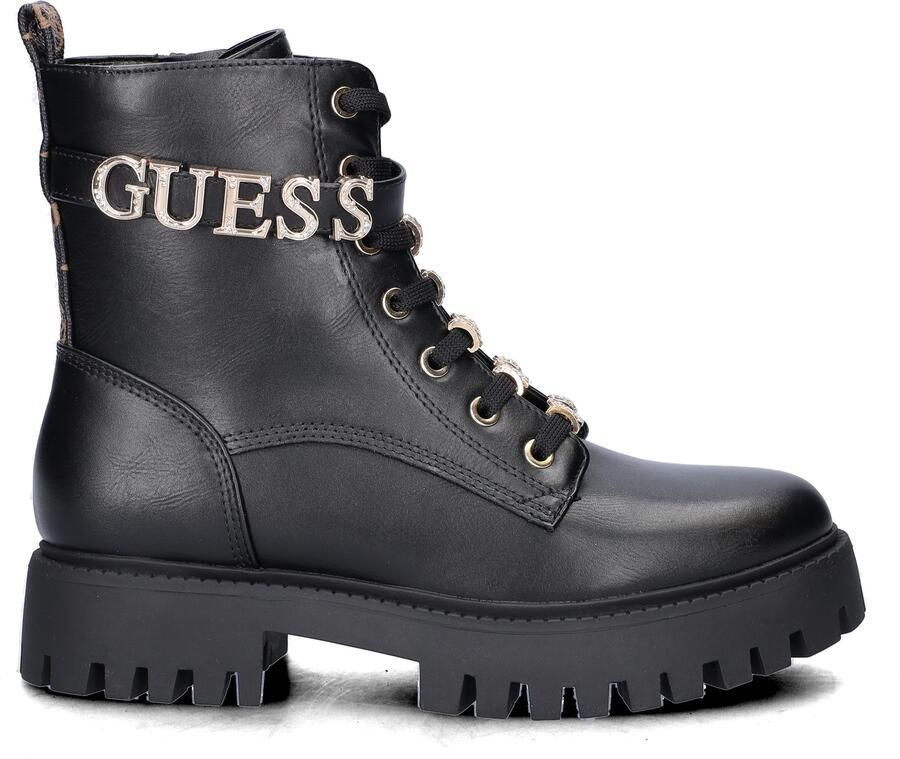 GUESS dameslaarzen met veters Ficki zwart - Foto 2
