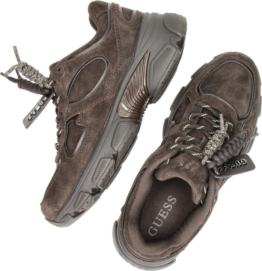 Guess Irrina Sneakers Van Echt Leer - Foto 6