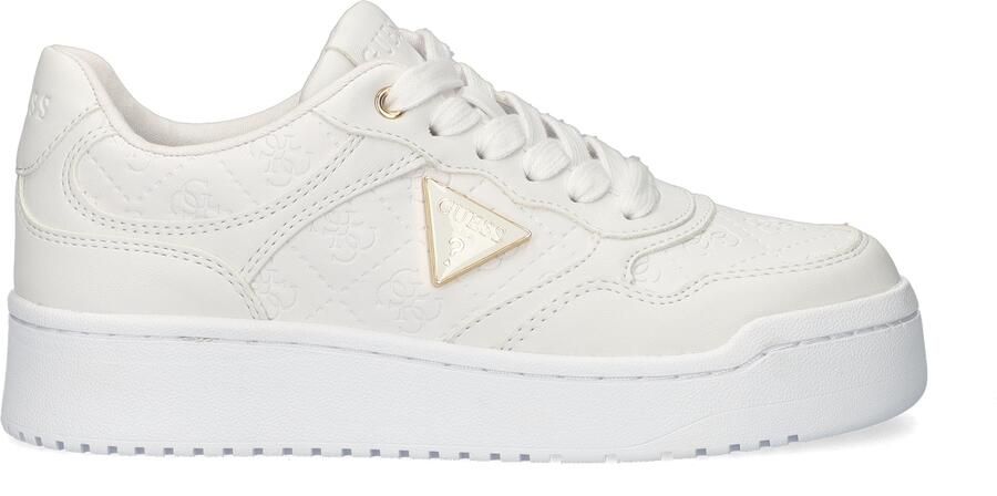 Guess Platte Polyethyleen Damesschoenencollectie White Dames - Foto 8