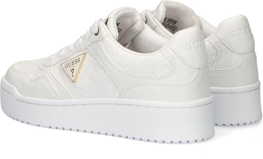 Guess Platte Polyethyleen Damesschoenencollectie White Dames - Foto 10