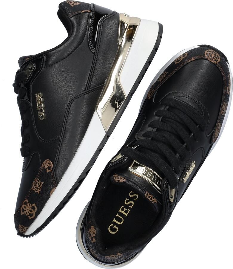 Guess Dames Sneakers Moxea Active Lady Zwart Bruin Multilogo Black Dames - Foto 9
