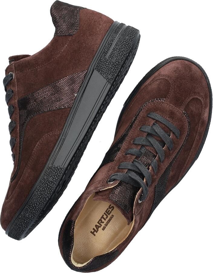 Hartjes 162.2702 34 78.78 Sophie Sneakers Bruin Suede Dames Breedtemaat H Bruin - Foto 4