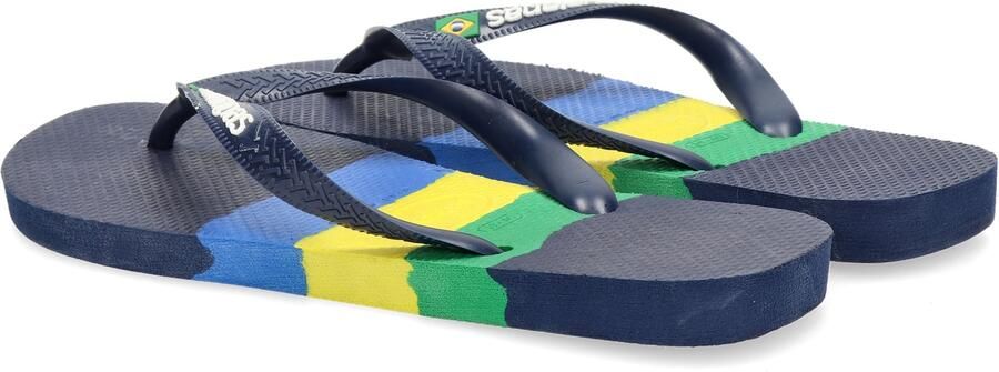 Havaianas Brasil Tech Unisex Slippers Donkerblauw - Foto 3