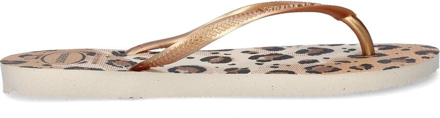 HAVAIANAS Teenslippers Dames Slim Animals Maat: 39 40 Materiaal: Rubber Kleur: Beige - Foto 6