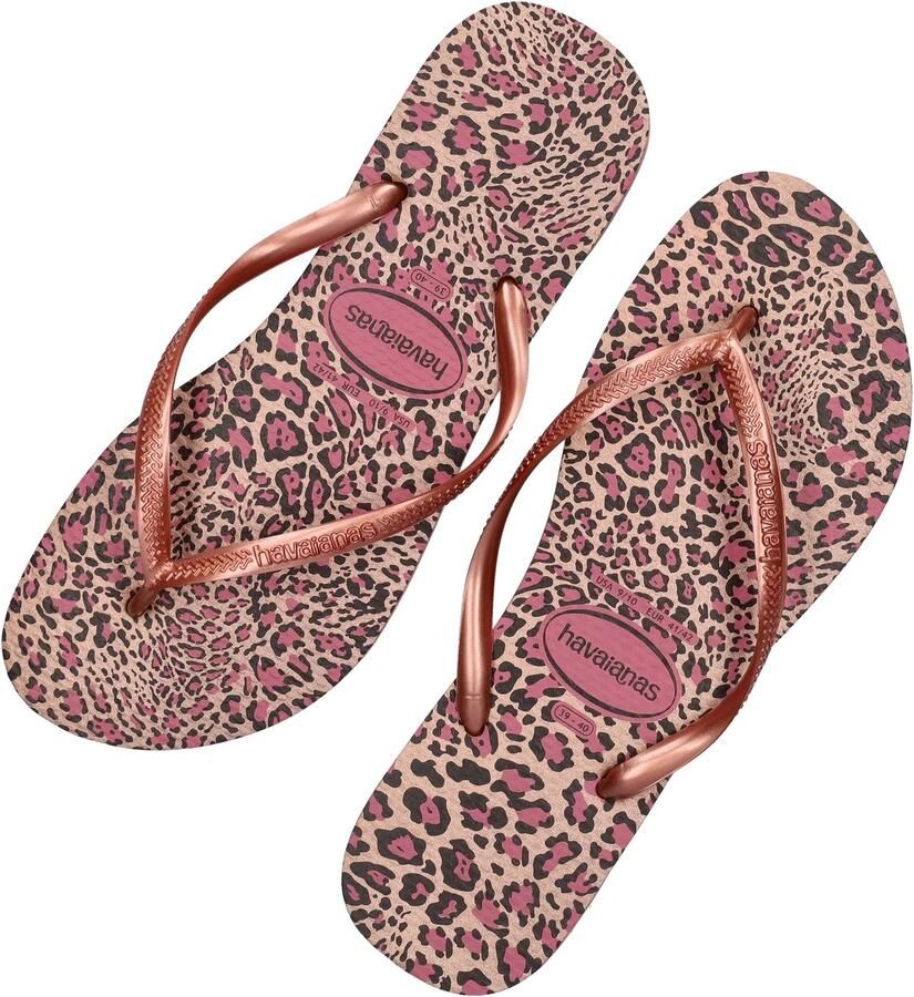 Havaianas Slim Animals teenslippers paars Meisjes Rubber 29 30 - Foto 4