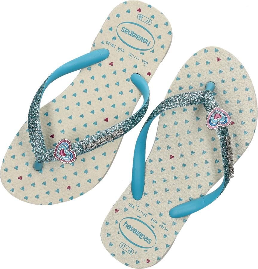 Havaianas HAV. KIDS SLIM GLITTER II BEIGE Meisjes Slippers beige - Foto 10