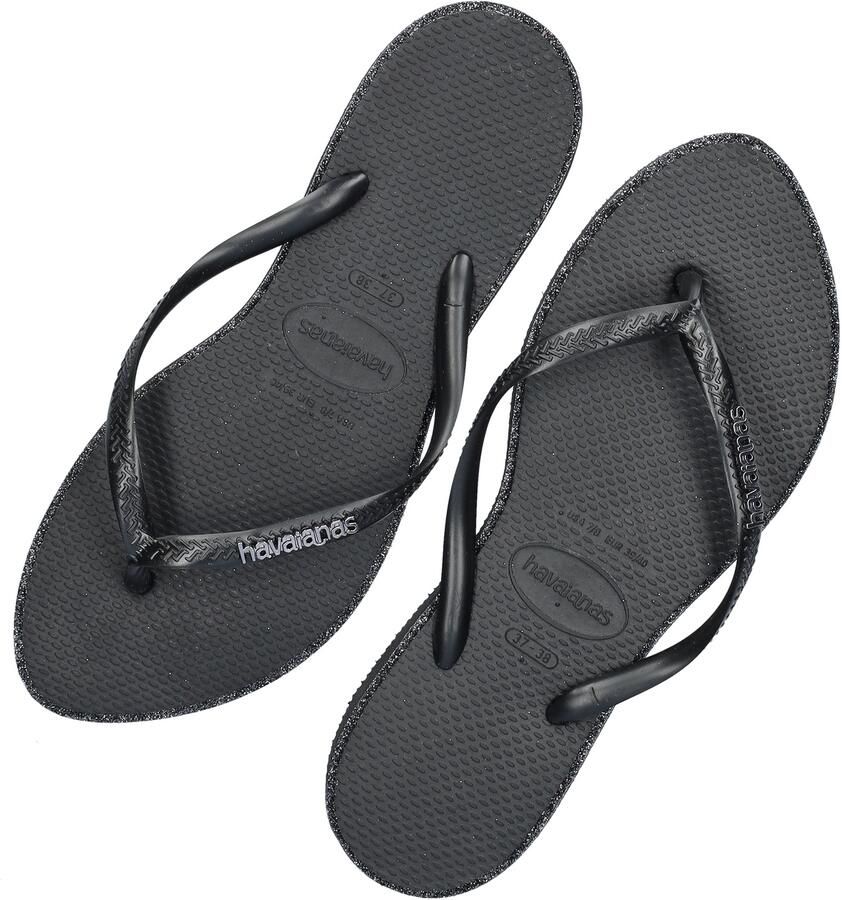 Havaianas HAV. SLIM POINT GLITTER Donkerbruin Goud Dames Slippers Donkerbruin Goud - Foto 7