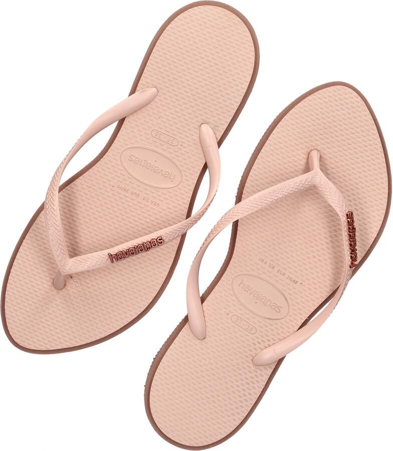 Havaianas Slim Point teenslippers lichtroze - Foto 3