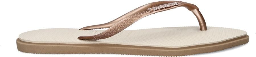 HAVAIANAS Teenslippers Dames Slim Point Maat: 37 38 Materiaal: Rubber Kleur: Beige - Foto 5