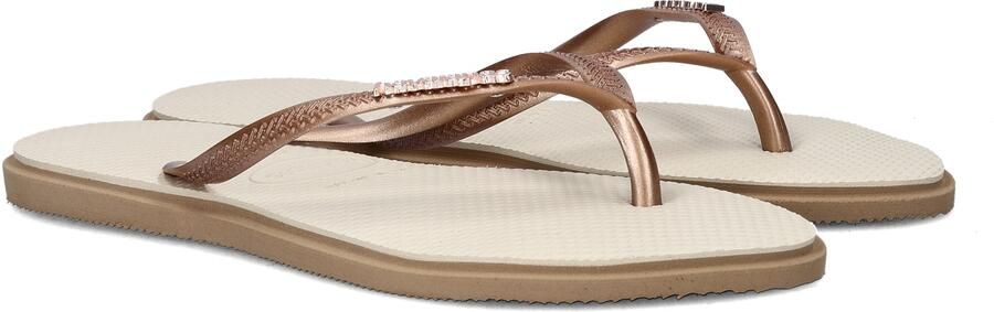 HAVAIANAS Teenslippers Dames Slim Point Maat: 37 38 Materiaal: Rubber Kleur: Beige - Foto 8