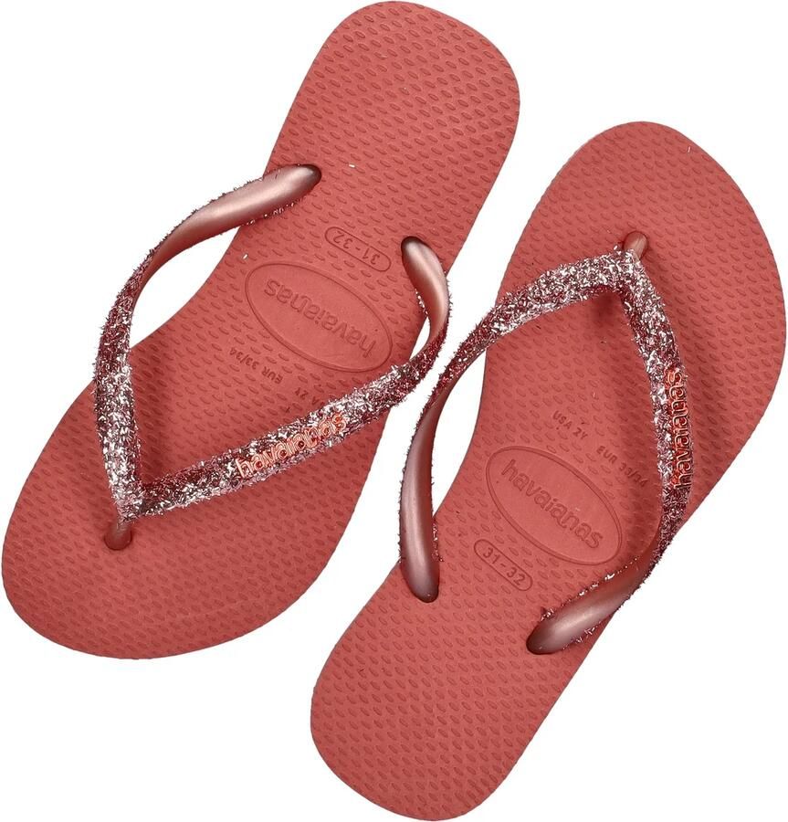 Havaianas Slim Glitter II-slippers voor kinderen (zomaar aan te trekken) - Foto 7
