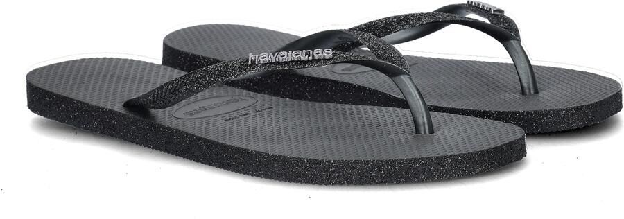 HAVAIANAS Teenslippers Dames Slim Sparkle Ii Maat: 37 Materiaal: Rubber Kleur: Zwart - Foto 13