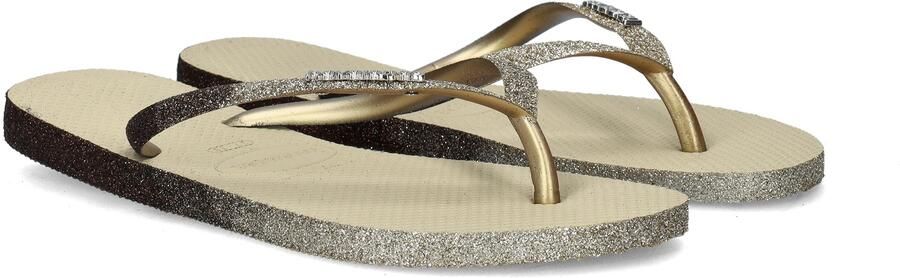 HAVAIANAS Teenslippers Dames Slim Sparkle Ii Maat: 41 Materiaal: Rubber Kleur: Beige - Foto 13