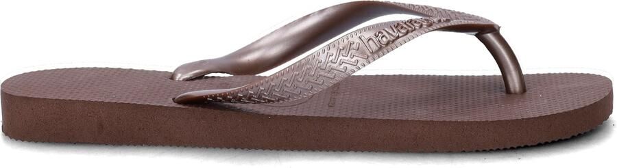 Havaianas HAV. TOP TIRAS Donkerbruin Dames Slippers Donkerbruin - Foto 2