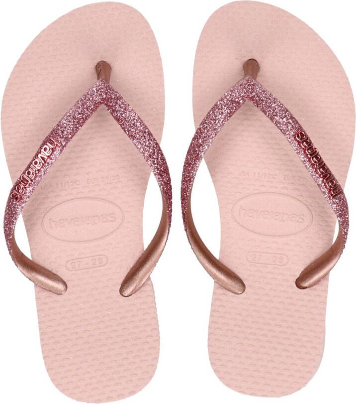 Havaianas Kids Slim Shiny Glitter slippers