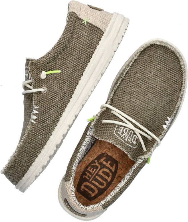 HEYDUDE Instappers Wally Braided Fossil HD40003-2BS Bruin - Foto 8