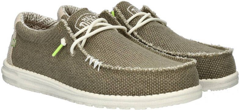 HEYDUDE Instappers Wally Braided Fossil HD40003-2BS Bruin - Foto 7