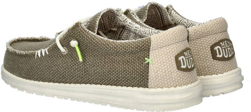HEYDUDE Instappers Wally Braided Fossil HD40003-2BS Bruin - Foto 6