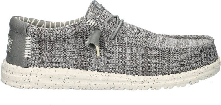 Hey Dude HEYDUDE Wally Stretch Sox heren mocassin Grijs