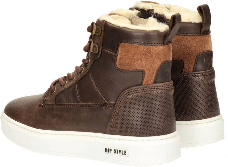 Hip Bruin Jongens Leer 35 Sneakers | Sneaker van - Foto 2