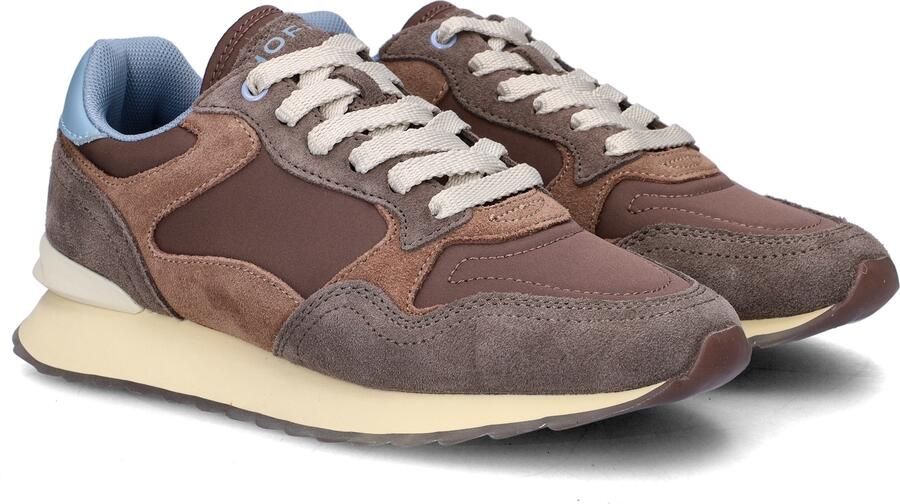 THE HOFF BRAND Lage Sneakers Amsterdam Maat: 36 Materiaal: Suède Kleur: Bruin - Foto 8