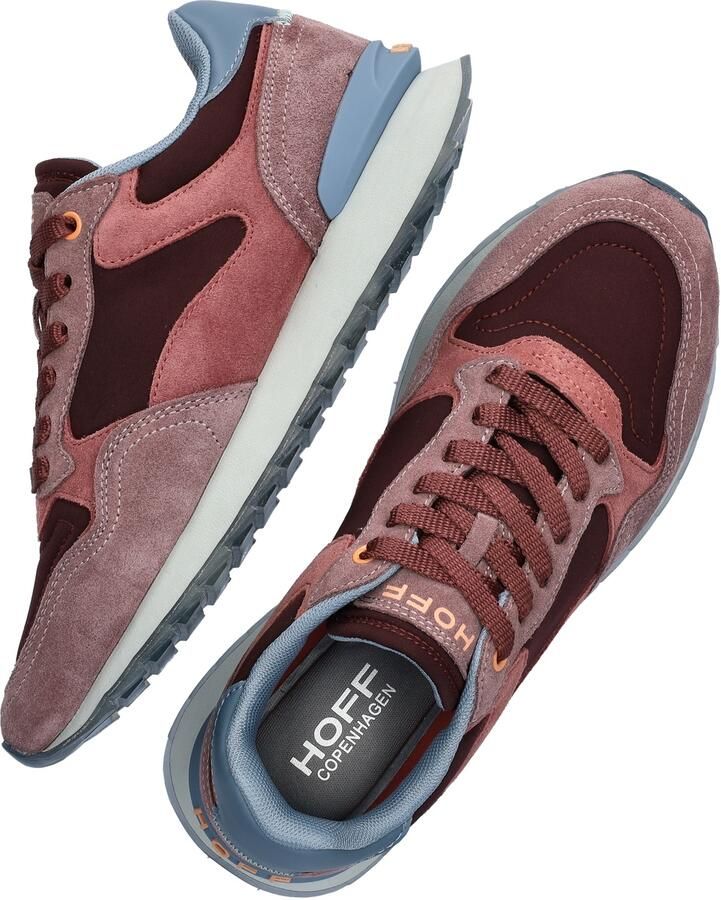 THE HOFF BRAND Lage Sneakers Dames Copenhagen Maat: 38 Materiaal: Suède Kleur: Rood - Foto 4