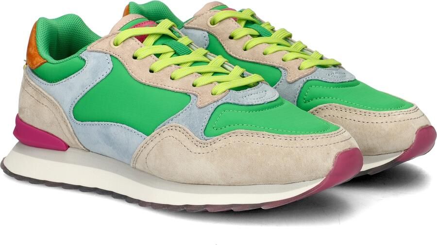 THE HOFF BRAND Lage Sneakers Dames Gold Coast Nubuck Groen - Foto 10