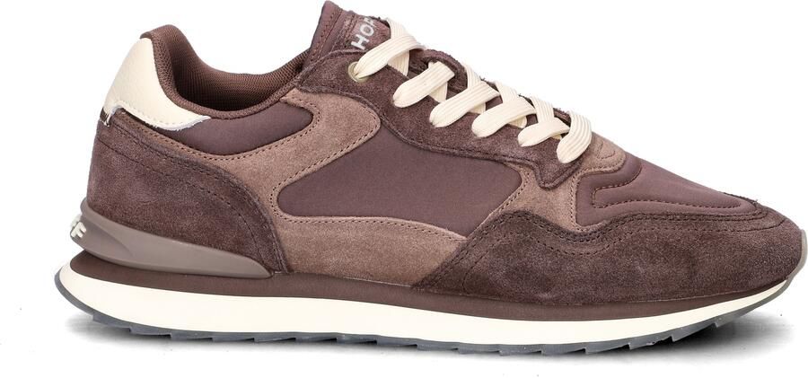 THE HOFF BRAND Lage Sneakers Heren Munich Maat: 43 Materiaal: Suède Kleur: Bruin - Foto 3