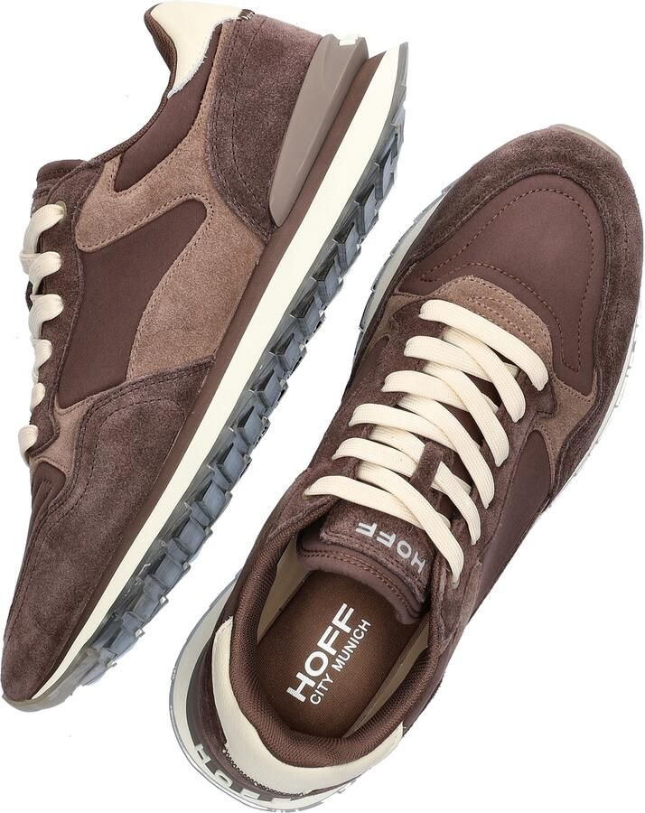 THE HOFF BRAND Lage Sneakers Heren Munich Maat: 43 Materiaal: Suède Kleur: Bruin - Foto 4