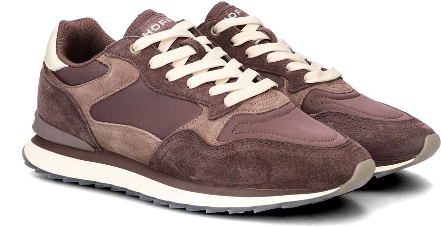 THE HOFF BRAND Lage Sneakers Heren Munich Maat: 43 Materiaal: Suède Kleur: Bruin - Foto 5