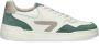 Hub Court-z Men Lage sneakers Leren Sneaker Heren Wit - Thumbnail 4