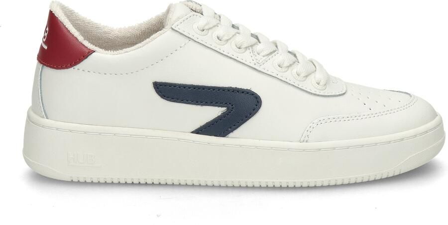 Hub Baseline-w Lage sneakers Leren Sneaker Dames Wit - Foto 3