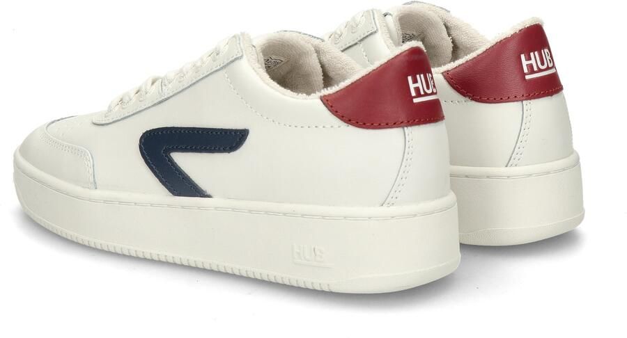 Hub Baseline-w Lage sneakers Leren Sneaker Dames Wit - Foto 6