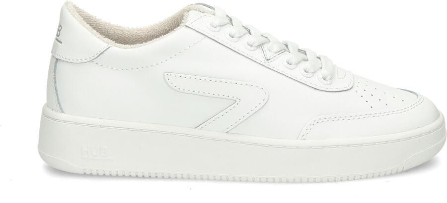 Hub Baseline-w Lage sneakers Leren Sneaker Dames Wit - Foto 9