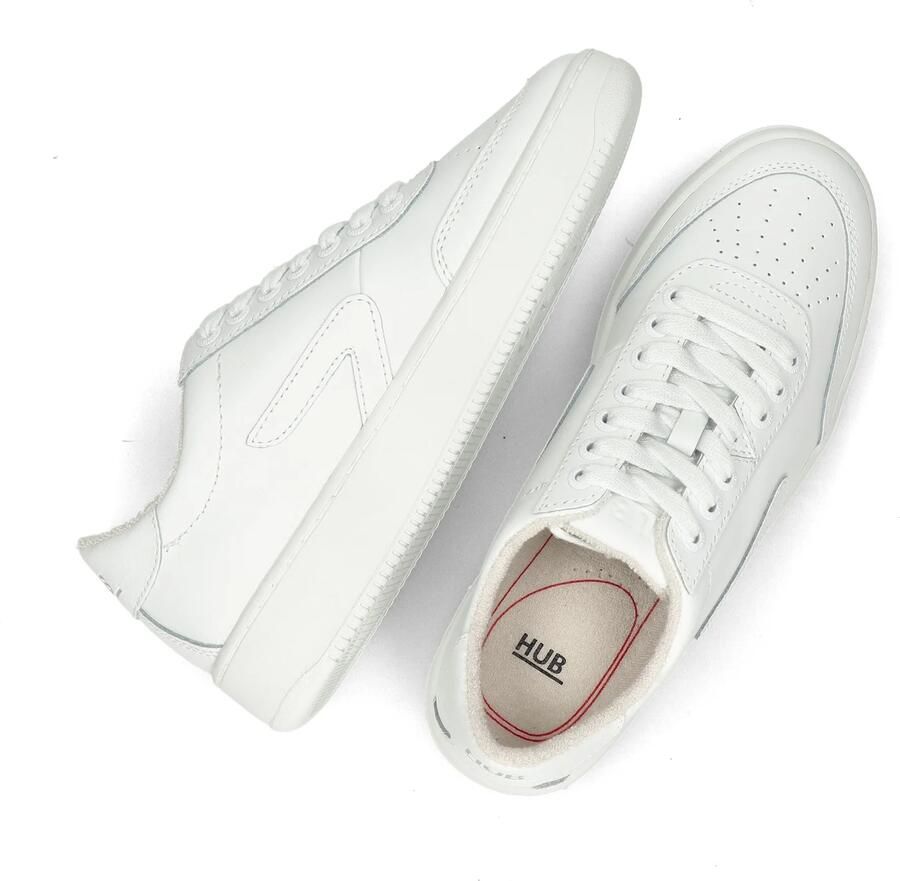 Hub Baseline-w Lage sneakers Leren Sneaker Dames Wit - Foto 10