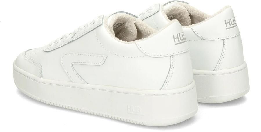 Hub Baseline-w Lage sneakers Leren Sneaker Dames Wit - Foto 12