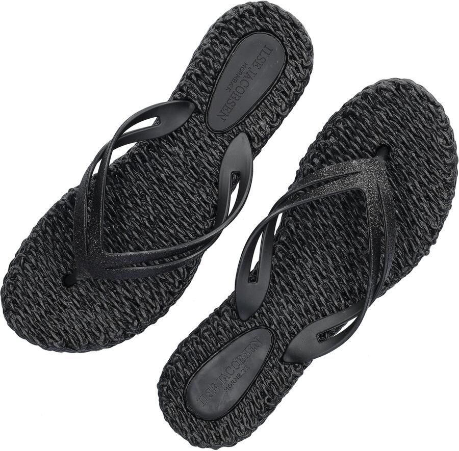 ILSE JACOBSEN Teenslippers Dames Cheerful13 Maat: 37 Materiaal: Rubber Kleur: Zwart - Foto 6