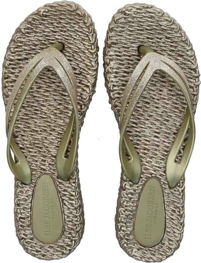 ILSE JACOBSEN Teenslippers Dames Cheerful13 Maat: 42 Materiaal: Rubber Kleur: Goud - Foto 6
