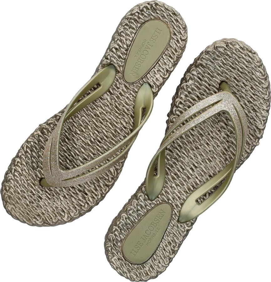 ILSE JACOBSEN Teenslippers Dames Cheerful13 Maat: 42 Materiaal: Rubber Kleur: Goud - Foto 7