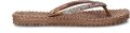 Ilse Jacobsen Slippers met koper mix strass steen CHEERFUL03G - Bruin