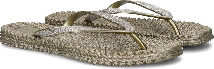 ILSE JACOBSEN Teenslippers Dames Cheerful01 Maat: 36 Materiaal: Rubber Kleur: Goud - Foto 9