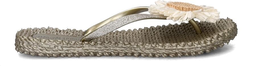 ILSE JACOBSEN Teenslippers Dames Cheerful16f Maat: 41 Materiaal: Rubber Kleur: Zilverkleurig - Foto 14
