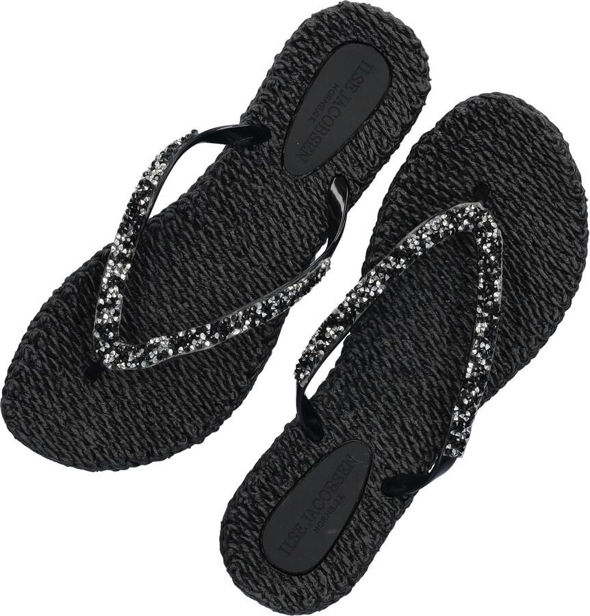 Ilse Jacobsen Cheerful03 Teenslippers Zomer slippers Dames Zwart - Foto 9